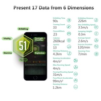 Tracker de football intelligent, analyseur d'activités de football, équipement d'analyse des données de football, équipement d'entraînement de football avec application