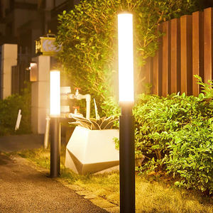 עמוד פנס רחוב התאמה אישית בסגנון מודרני עמוד אור אלומיניום עמיד למים Ip65 Led אורות גן - Product Image 1