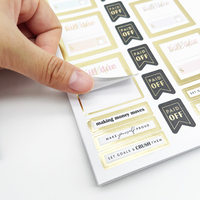 Autocollants kawaii personnalisés à coût élevé pour journal intime
