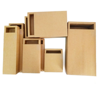 Scatola Scorrevole in Cartone Kraft Personalizzata con Finestra Trasparente in PVC