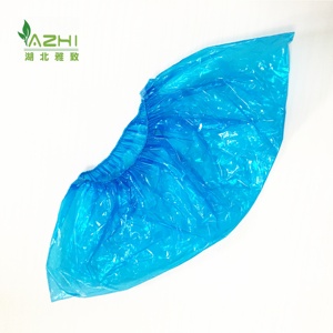 <span class=keywords><strong>Surchaussures</strong></span> <span class=keywords><strong>jetables</strong></span> en PE bleues, économiques, anti-poussière, antidérapantes, imperméables et écologiques pour salles blanches et hôpitaux - Product Image 6