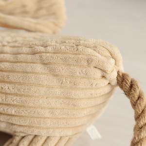 ของเล่นสัตว์เลี้ยงรูปสัตว์แบบเป็นมิตรกับสิ่งแวดล้อม มีเสียงบีบ ทนทานต่อการกัด ของเล่นตุ๊กตาสัตว์เลี้ยงขนนุ่ม - Product Image 4