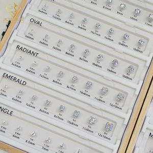 Vendita Calda Personalizzata White <span class=keywords><strong>Cubic</strong></span> <span class=keywords><strong>Zirconia</strong></span> Stone Loose Ring Size Reference Diamond Carat Size <span class=keywords><strong>Chart</strong></span> - Product Image 2