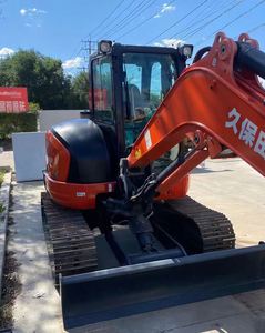 Mini-excavatrice sur chenilles Kubota KX163 d'occasion de qualité supérieure, 6 tonnes, moteur Cummins, forte puissance de creusement, avec accessoires de bêchage et de tarière - Product Image 2