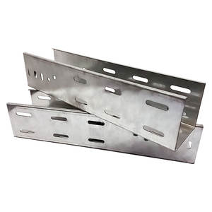 Bandeja portacables perforada de acero al carbono con recubrimiento en polvo, certificada por la CE, para pisos elevados - Product Image 6