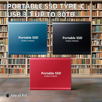 SSD Eksternal USB 3.1 Tipe-C Portabel Kecepatan Tinggi 128GB hingga 4TB M.2 Flash Memory Disk untuk Laptop dan Perangkat Desktop