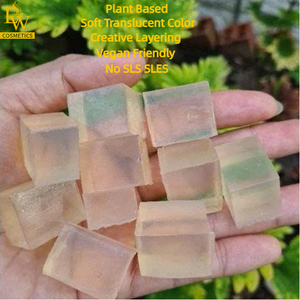 Cubi di Sapone Solido in Glicerina Cristallina per DIY, Sapone Fatto a Mano Senza SLS SLES, Facile da Sciogliere e Versare, Fornitura all'Ingrosso per Artigiani, Alta Schiuma - Product Image 2
