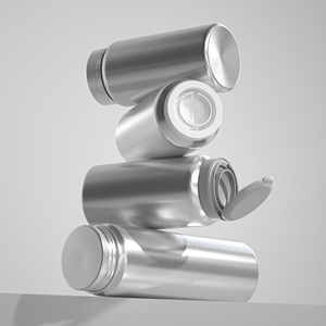 BPA Free Aluminium Bottle for Vitamin Supplement Capsule Empty Metal Packaging Bottle <b>Pill</b> <b>Container</b> - Product Image 4