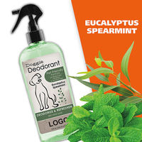 Détachant et désodorisant enzymatique naturel pour animaux de compagnie, marque privée, à l'eucalyptus et à la menthe verte, pour chiens et chats