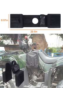 Sac de rangement avant universel pour <span class=keywords><strong>moto</strong></span> OEM, étanche, avec fermeture éclair sur 3 côtés, pour téléphones et outils, compatible avec la plupart des motos, des VTT et des motoneiges - Product Image 6