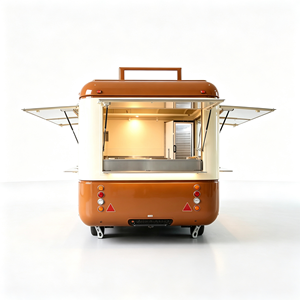 Camión de Comida Móvil Retro Auron de 5.8m, Acero Inoxidable, Eje Doble Tándem, Uso en Exteriores, Compartimentos Aislados, Espacio de Preparación - Product Image 2
