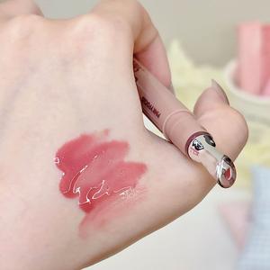 Pinkyfocus Ice Iron Water Light Lip Glaze Glassy Jelly Long Lasting Moisture Non-collant Repulpant Lip Gloss - Product Image 3
