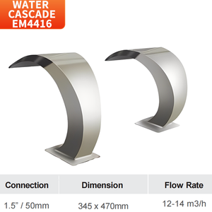 <span class=keywords><strong>Fontaine</strong></span> de massage en cascade <span class=keywords><strong>pour</strong></span> <span class=keywords><strong>piscine</strong></span> et spa EMAUX, en plastique, avec douche à impact et LED, design sûr et durable <span class=keywords><strong>pour</strong></span> usage familial et commercial - Product Image 5