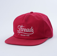 Yukaihe Fabrikant Op Maat Gemaakte 5-Panel Unstructured Snapback Caps Met Borduurlogo