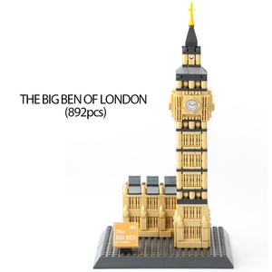 Arquitectura 4211 Big Ben clásico Skyline montaje plástico ladrillos modelo niños bloques de construcción conjunto niños regalo juguetes ciudad - Product Image 5