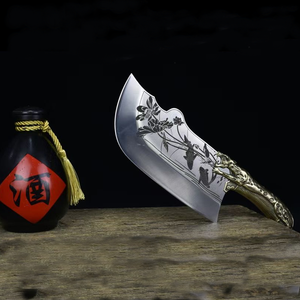 <span class=keywords><strong>Cuchillo</strong></span> <span class=keywords><strong>grande</strong></span> chino de alta resistencia, <span class=keywords><strong>cuchillo</strong></span> de cocina manual totalmente funcional con acero recubierto de alto carbono <span class=keywords><strong>para</strong></span> <span class=keywords><strong>cortar</strong></span> huesos y <span class=keywords><strong>carne</strong></span> - Product Image 5