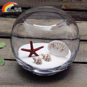 Peceras de Vidrio Soplado a Mano al por Mayor, Peceras Redondas Grandes de Vidrio Transparente con Tamaño Personalizado - Product Image 1