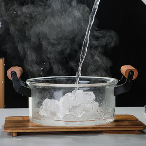 Pot <span class=keywords><strong>de</strong></span> bouillie <span class=keywords><strong>de</strong></span> riz en verre borosilicate avec poignée en <span class=keywords><strong>bois</strong></span>, outil à soupe <span class=keywords><strong>de</strong></span> ml, résistant à la chaleur, à <span class=keywords><strong>feu</strong></span>, vente en gros - Product Image 6