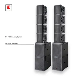Full set mini 3 inch professional line array speaker tops 800w waterproof passive active column speakers