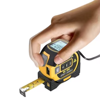 Télémètre laser 3-en-1 Instrument de mesure numérique Ruban à mesurer Outil de mesure de distance