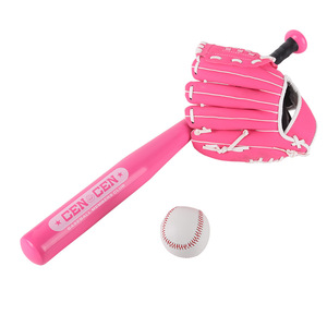 Hot sale Professional 10.5-Inch <b>PVC</b> Baseball <b>Glove</b> and PU Leather Metal Bat Set for Baseball and Softball Sports - Product Image 5