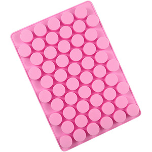 Mini moule vertical en silicone à 55 cylindres, rond, pour la préparation de gâteaux <span class=keywords><strong>au</strong></span> <span class=keywords><strong>chocolat</strong></span>, outils pour la cire à cacheter - Product Image 2