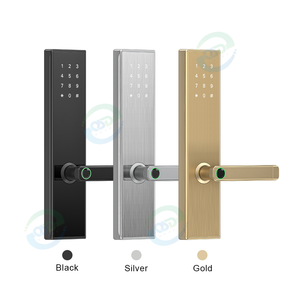 Tuya App WiFi Cerradura de puerta biométrica de huellas dactilares Aleación de aluminio 6052 TTLock electrónico para Bluetooth Seguridad en el hogar Manija inteligente <span class=keywords><strong>Lo</strong></span> - Product Image 2