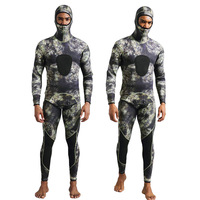 Spearfishing Wet Suit Camp Néoprène Plongée Combinaisons Logo Personnalisé 1mm 5mm Camouflage Hommes et Femmes Sportswear Adultes pour Unisexe