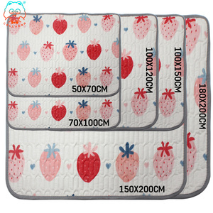 Almohadillas para orinar de algodón <span class=keywords><strong>puro</strong></span> de 5 capas COLLABOR para perros, 30 colores, almohadillas para orinar para perros y cachorros, almohadillas para orinar lavables superabsorbentes para perros - Product Image 5