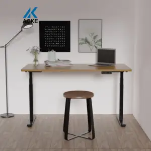 Mesa de trabalho elétrica com motor duplo Mesa de escritório com altura ajustável Mesa de trabalho para casa