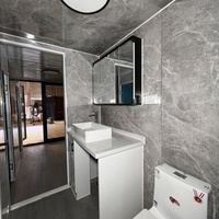 Maison contemporaine en conteneur à installation rapide pour le salon, la cuisine, la chambre à coucher, l'appartement et l'hôpital pour une destination touristique