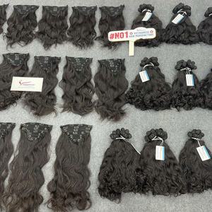 SOLDES D'ÉTÉ! 10% de réduction sur l'ensemble complet de extensions de cheveux humains à clipser colorées de qualité vietnamienne de luxe - Product Image 3