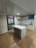 Villa conteneur pliable et extensible de 20 pieds, 4 chambres, maisons modulaires ignifuges