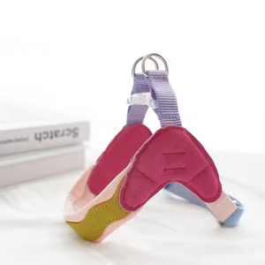 Nouveau harnais de poitrine <span class=keywords><strong>pour</strong></span> <span class=keywords><strong>chien</strong></span> personnalisé en gros, <span class=keywords><strong>selle</strong></span> de <span class=keywords><strong>chien</strong></span> colorée, laisse de <span class=keywords><strong>chien</strong></span> respirante <span class=keywords><strong>pour</strong></span> petit <span class=keywords><strong>chien</strong></span> - Product Image 5