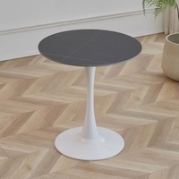 Petite table basse et chaises de luxe nordique Design de balcon en ardoise légère pour la négociation de réception d'affaires ou l'utilisation d'un magasin de thé au lait