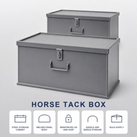 Boîte à équipement équestre, coffre à équipement équin, rangement équestre, fabrication sur mesure en acier inoxydable, fabricant OEM ODM