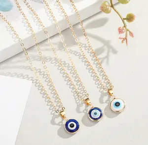 Pdany Goede Verkoop Groothandel Trendy Vergulde Evil Eyes Sieraden Blauwe Oog Ketting Ketting Voor Vrouwen Geschenken Voor Verjaardag