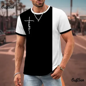 تي شيرت للرجال تي شيرت صيفي مطبوع ثلاثي الأبعاد للرجال ملابس كاجوال للرجال - Product Image 2