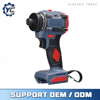 Tournevis électrique portatif sans fil 20V de qualité industrielle avec moteur sans balais, poignée antidérapante et batterie lithium-ion, couple de serrage 240N/m