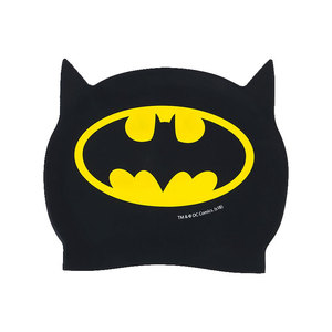 <strong>Batman</strong> Silicone Swimming <strong>Cap</strong> For Children Black Waterproof Cartoon Design - Product Image 1