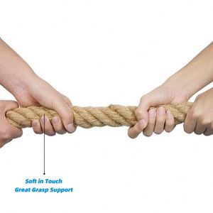 Corde d'escalade en chanvre en gros pour la remise en forme et l'entraînement en salle de sport, idéale pour le camping et la randonnée - Product Image 2