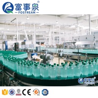 Machine de remplissage et d'embouteillage entièrement automatique pour petites bouteilles en plastique PET de boissons aromatisées, d'eau vitaminée et de boissons aromatisées