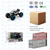 Coche de Carreras RC AiJH 2.4G Todoterreno con Control Remoto, Incluye Cable USB, Regalo para Niños