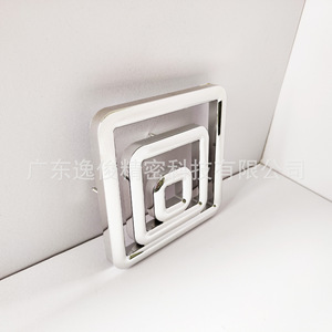 Plastic <b>Sofa</b> Decorative Buckle Square Hollow Accessory 120x120mm Durable Minimalist Design Furniture Hardware - Product Image 1