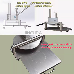 Presse à pâte manuelle multifonction pour crêpes et roti faits à la main - Product Image 4