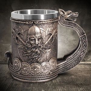 Taza de Cerveza o Café 3D Hecha a Mano con Diseño de Calaveras <span class=keywords><strong>Viky</strong></span>, Taza de Acero Inoxidable Original Personalizada para el Hogar, Bar, Cerveza, Vino y Bebidas - Product Image 1
