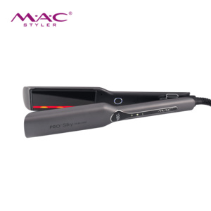 מפעל mac הנמכר ביותר מכירות רחב טיטניום צלחת קיטור שיער מחליק אינפרא אדום מהיר חם מקצועי - Product Image 4