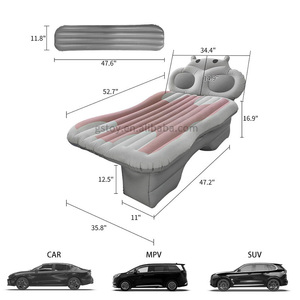 Personnalisé Hippopotame SUV <span class=keywords><strong>lit</strong></span> gonflable Camping Portable <span class=keywords><strong>coffre</strong></span> floqué banquette arrière sieste voyage sommeil tapis voiture matelas pneumatique - Product Image 5