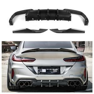 Kit de carrocería de parachoques trasero de coche de 2020 pulgadas de alta calidad adecuado para <span class=keywords><strong>BMW</strong></span> Serie 8 F93 SQ estilo difusor trasero de fibra de carbono seco (cuatro puertas) - Product Image 1