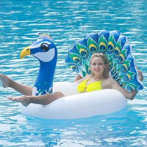Flotador Inflable con Forma de Pavo Real, Nuevo Diseño, Anillos de Natación para Adultos - Product Image 5